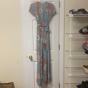 Floral wrap dress, great used condition